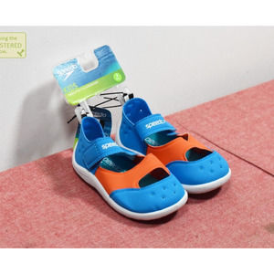 Speedo Toddler Kid's Hybrid Water Swim Shoes- Aqua Blue Small 5-6